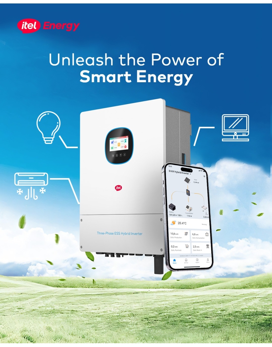 itel energy 12KW 3 Phase 24KW WIFI 2 MPPT 1000V